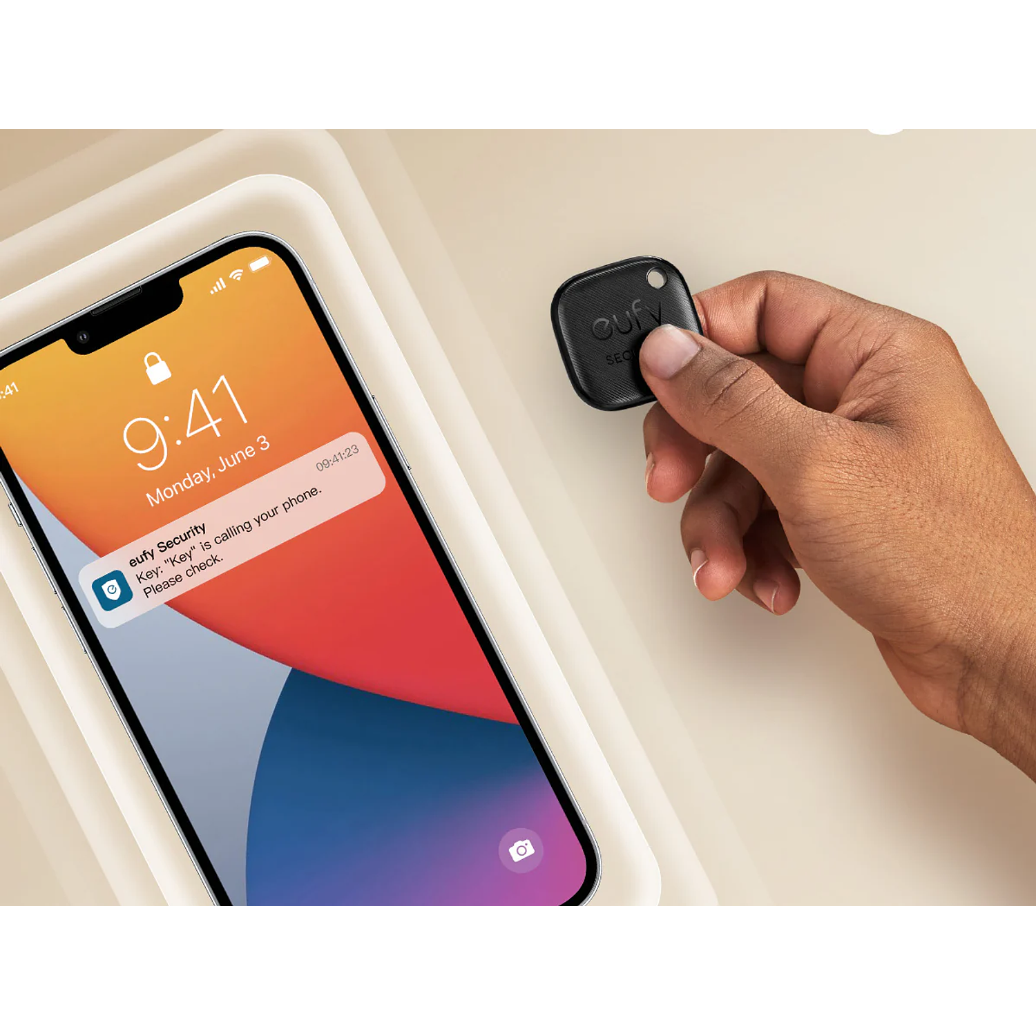  Eufy SmartTrack Link Localizador Bluetooth, Compatible con Apple Find My, Negro 2