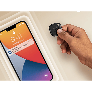  Eufy SmartTrack Link Localizador Bluetooth, Compatible con Apple Find My, Negro