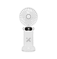 Xtech XTA-900 Ventilador Portátil Recargable 6 Velocidades, Mini Fan de Mano, Escritorio y Cuello, 37 Horas de Batería, Pantalla LED, USB-C - Miniatura 1