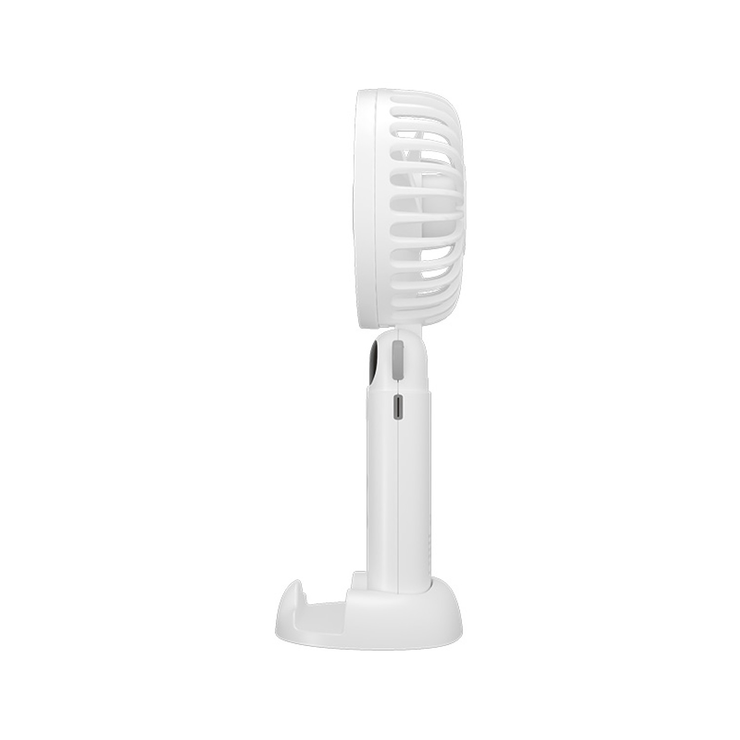 Xtech XTA-900 Ventilador Portátil Recargable 6 Velocidades, Mini Fan de Mano, Escritorio y Cuello, 37 Horas de Batería, Pantalla LED, USB-C 4