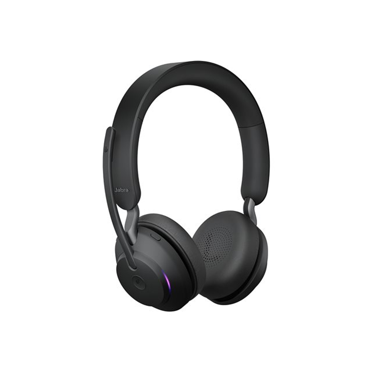 Jabra Evolve2 65 MS Stereo Audifonos Bluetooth Inalámbricos, con Micrófono, Cancelación de Ruido Pasiva, Conexión USB-C, Certificados para Microsoft Teams, Negro 2