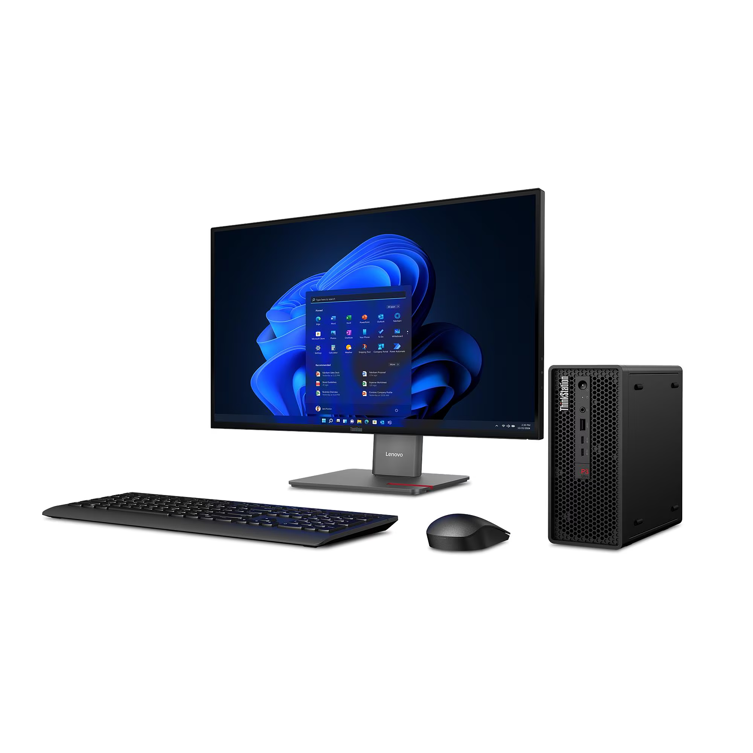 Lenovo Thinkstation P3 SFF Gen 2, Intel Core Ultra 7 265 VPro, 4.5 GHz, 16 GB DDR5 SDRAM, 1 TB SSD, NVIDIA RTX A1000, Win 11 Pro 9