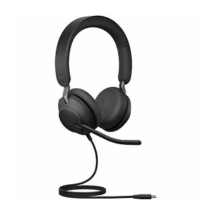 Jabra Evolve2 40 SE Auriculares USB-C Stereo, Certificado Microsoft Teams, Diadema Oficina, Cancelación de Ruido, Profesional, Confort, Llamadas, Work From Home