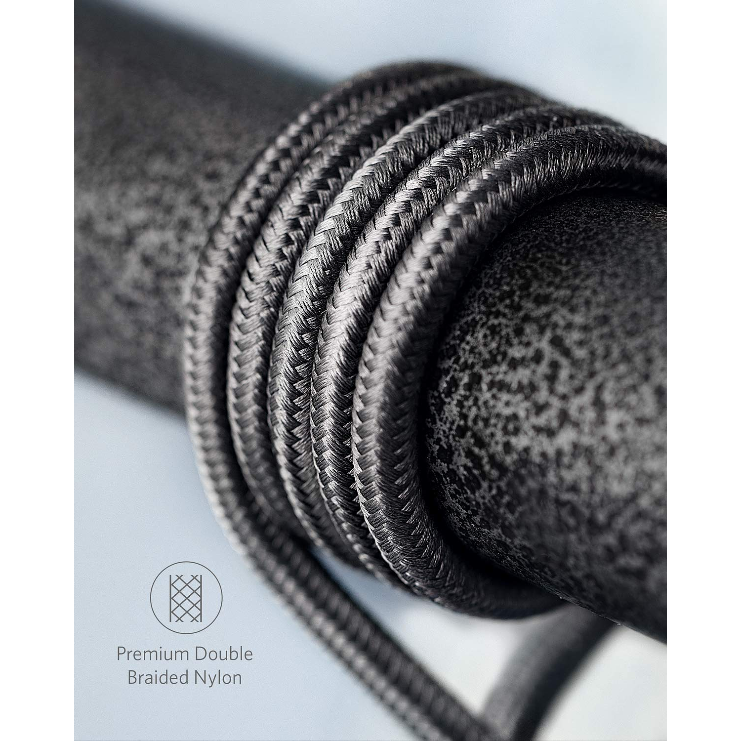 Anker Cable 322 USB-C a USB-C, 1,8 m, 60W, Nailon Trenzado, Carga Rápida, Transferencia de Datos, Compatible iPhone, Android, Negro 5