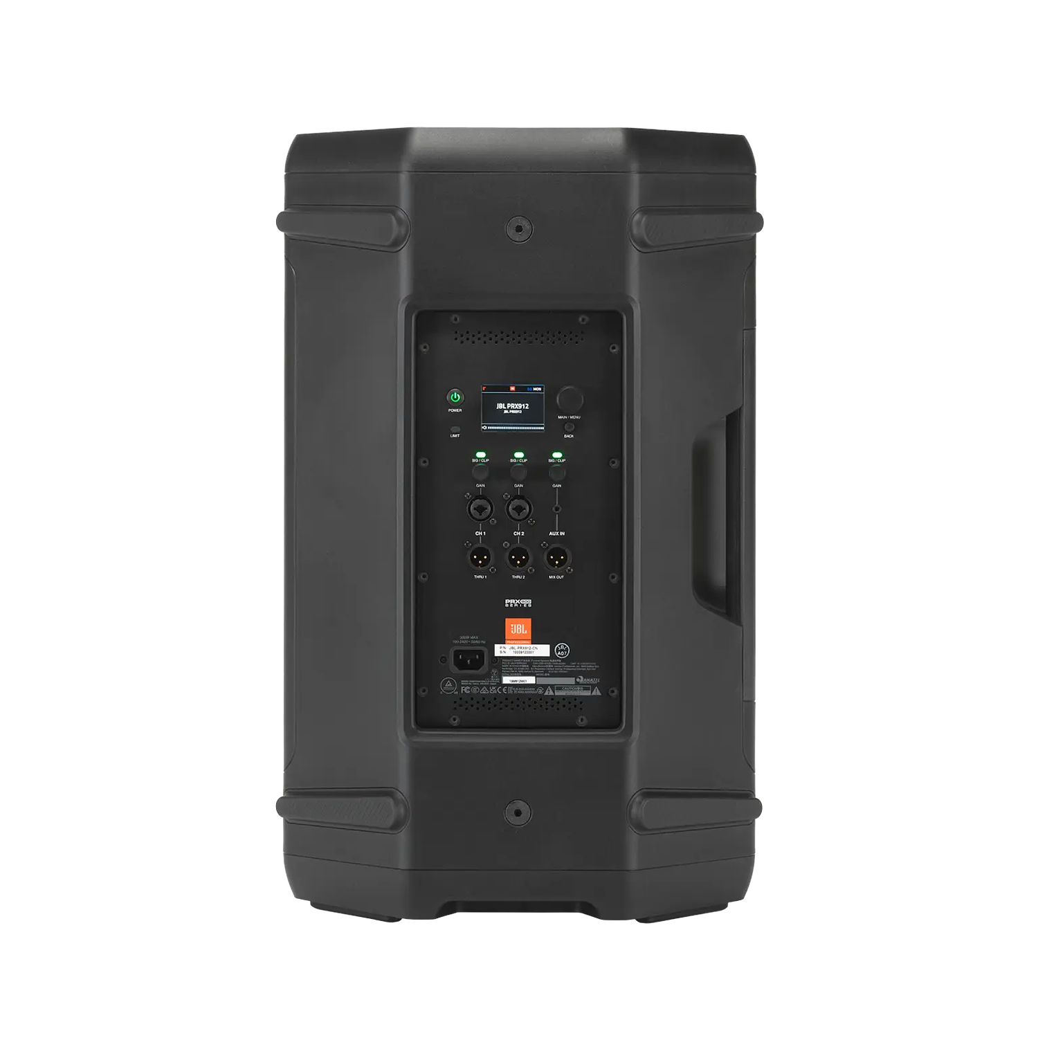 JBL Pro JBL-PRX912-EKD Parlante PA Profesional de 12 Pulgadas, Bidireccional y Amplificado 8