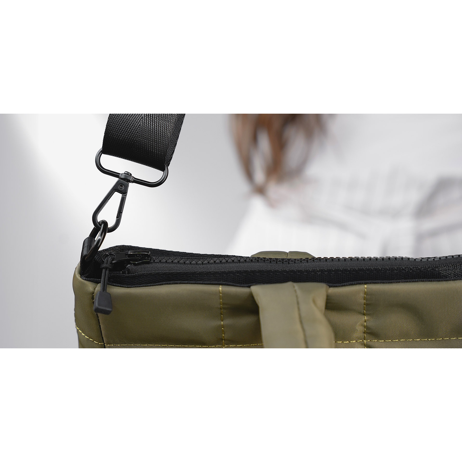 Klip Xtreme Isa Shopper Bag KLB-750 Bolso para Notebook 15.6”, Repelente al Agua, Cartera Moderna, Liviana, Cómoda, Verde 7