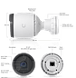 Ubiquiti UVC-G6-Bullet-W, Cámara Bullet 8MP, 4K, Visión Nocturna, Ethernet, IP66, IK04 - thumbnail 5