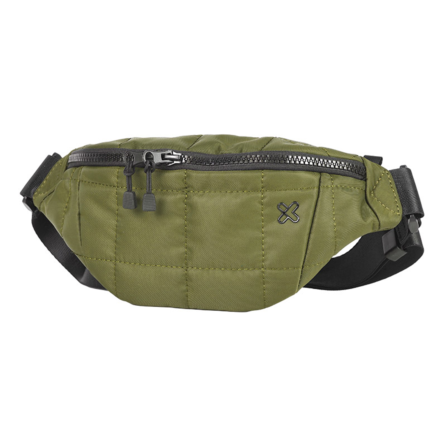 Klip Xtreme KFP-550 Riñonera, Bolsa de Cintura, Repelente al Agua, Manos Libres, Ajustable, Deportiva, Verde 1