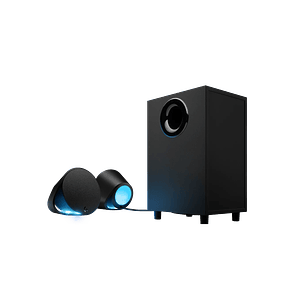 Logitech G560 Parlantes Gamer 2.1 RGB LIGHTSYNC, Bluetooth, USB, 240W, Sonido Envolvente, Negros