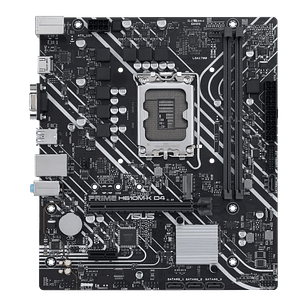 ASUS PRIME H610M-K D4-CSM, Placa Madre Intel LGA 1700, Micro-ATX, DDR4, PCIe 4.0, M.2, USB 3.2 Gen 1, HDMI, Ethernet 1Gb, RGB