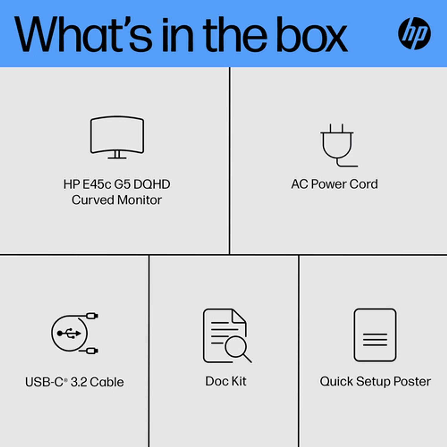 HP E45c G5 Pro Monitor Curvo 44.5