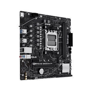 ASUS PRIME B650M-F Placa Madre AM5 DDR5, Micro-ATX, AMD B650, PCIe 4.0, M.2 64 Gbps, HDMI, USB 5 Gbps, Ethernet 1Gb, Aura Sync RGB, Ideal Ryzen 7000/8000