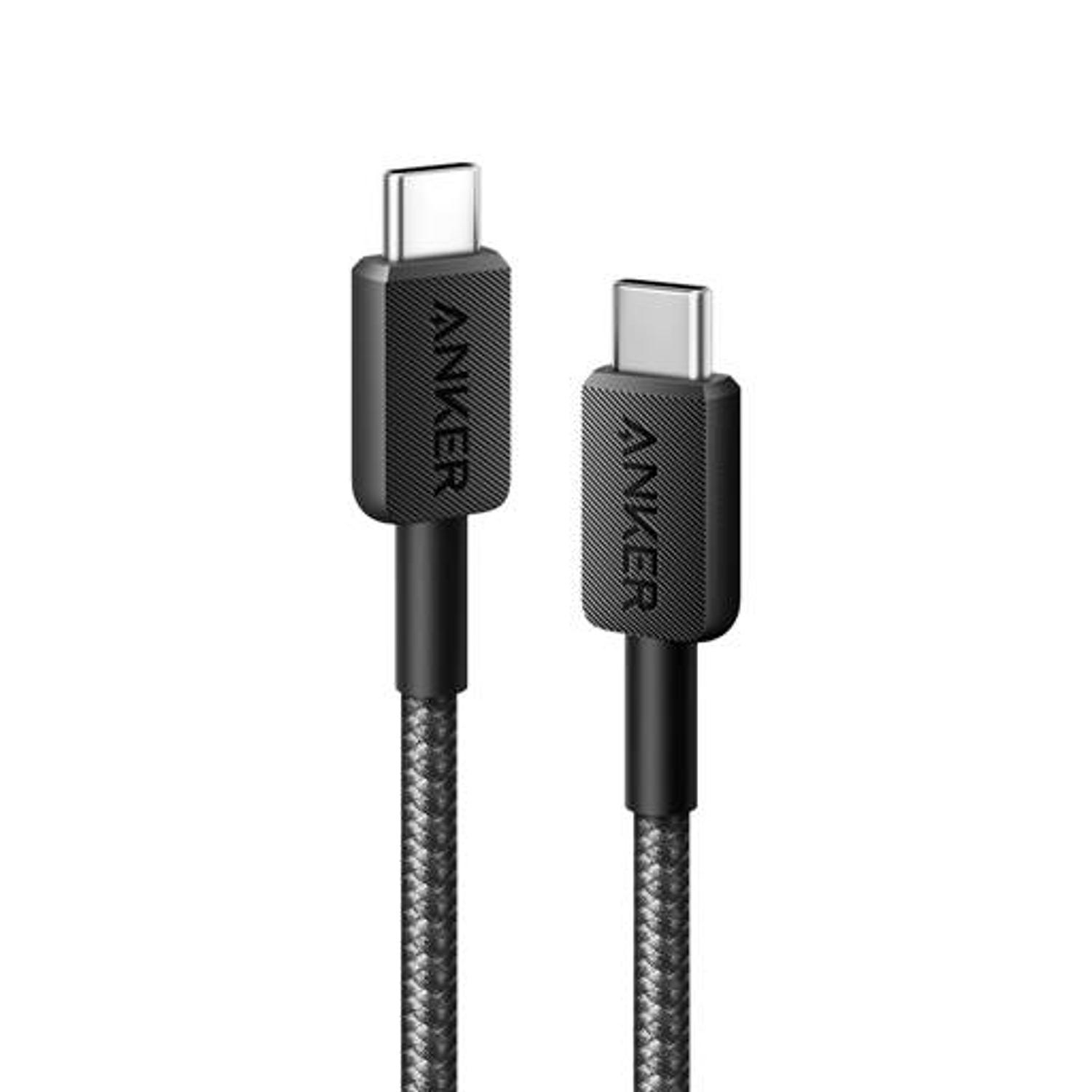 Anker 322 A81F6H11 Cable USB-C a USB-C 1.8 m, Carga rápida 60W, Nylon Trenzado, Alta Durabilidad, Negro