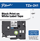 Brother TZe-241 Cinta Laminada 18mm, Negro sobre Blanco, 8m, Compatible P-Touch, PT-D600, PT-E550, PT-P900 - Miniatura 3