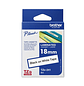 Brother TZe-241 Cinta Laminada 18mm, Negro sobre Blanco, 8m, Compatible P-Touch, PT-D600, PT-E550, PT-P900 - Miniatura 1