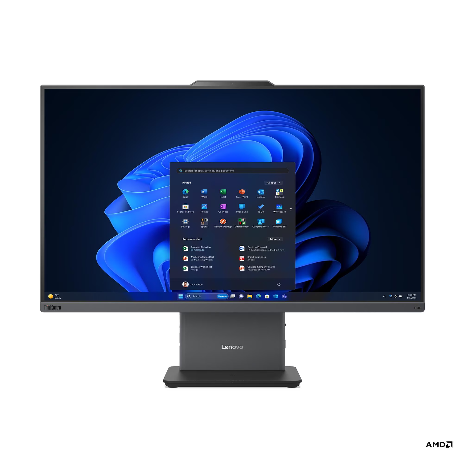 Lenovo ThinkCentre neo 55a All-in-one 23.8