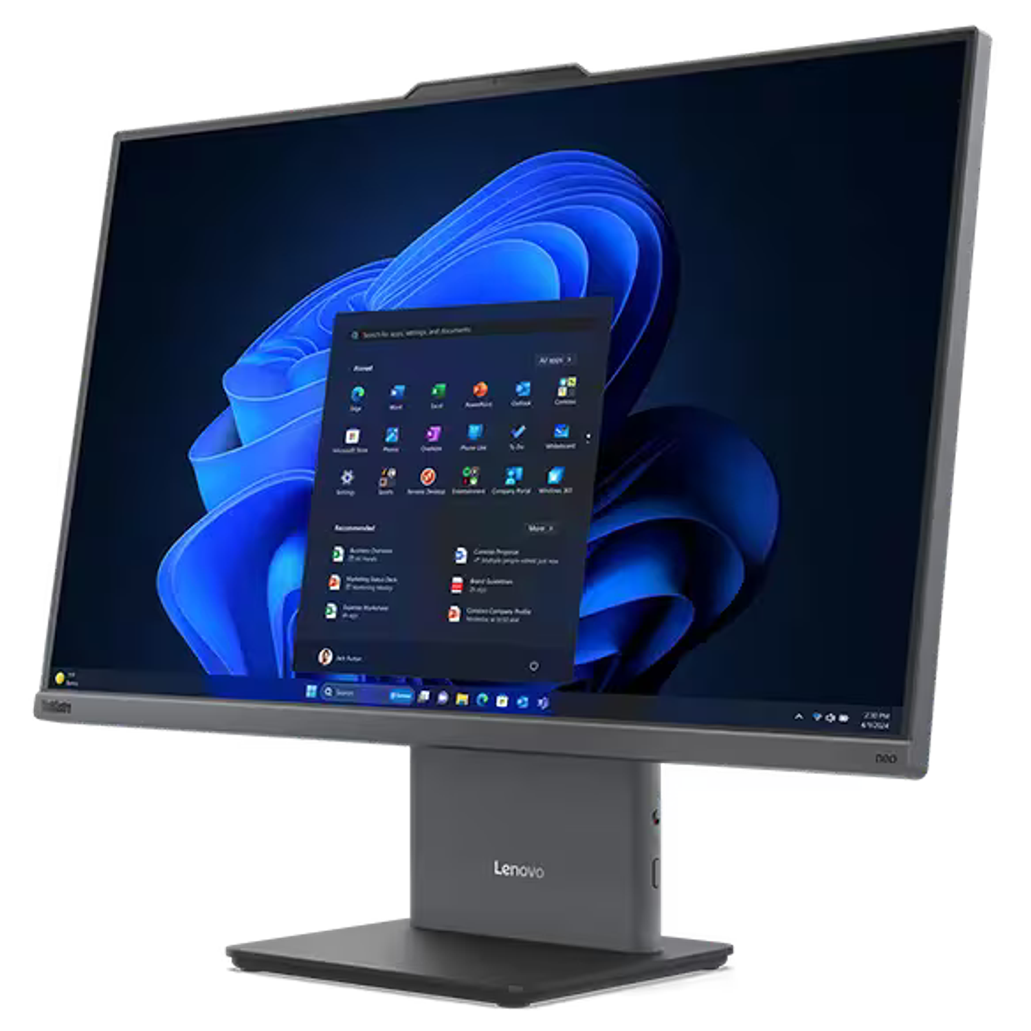 Lenovo ThinkCentre Neo 55a Gen 6 AIO, Ryzen 5, 23.8