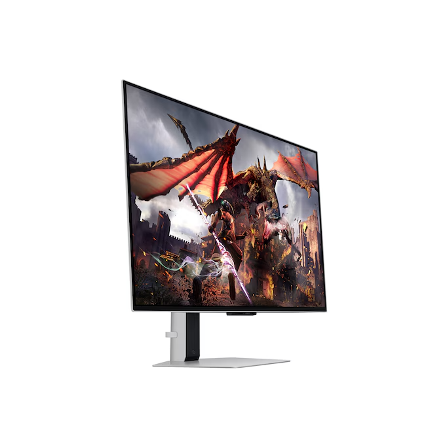 Saumsung G80SD Odyssey Monitor Gamer 32” Plano, Pivote , 240Hz, 0,03 ms OLED, UHD, 4K, HDR10+, Altavoces Integrados, HDMI, DP 2
