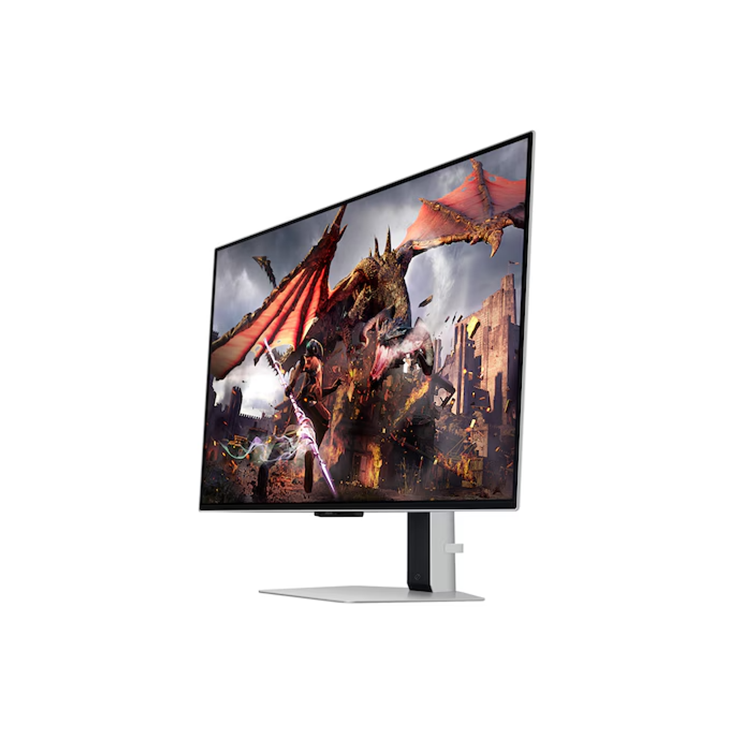 Saumsung G80SD Odyssey Monitor Gamer 32” Plano, Pivote , 240Hz, 0,03 ms OLED, UHD, 4K, HDR10+, Altavoces Integrados, HDMI, DP 3