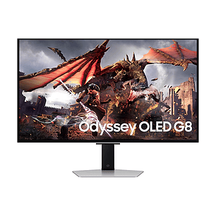 Saumsung G80SD Odyssey Monitor Gamer 32” Plano, Pivote , 240Hz, 0,03 ms OLED, UHD, 4K, HDR10+, Altavoces Integrados, HDMI, DP