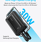 Anker Power Bank 20.000 mAh, 30W, Batería Externa con Cables USB-C y Lightning Integrados, Carga Rápida, Múltiples Dispositivos - Miniatura 2
