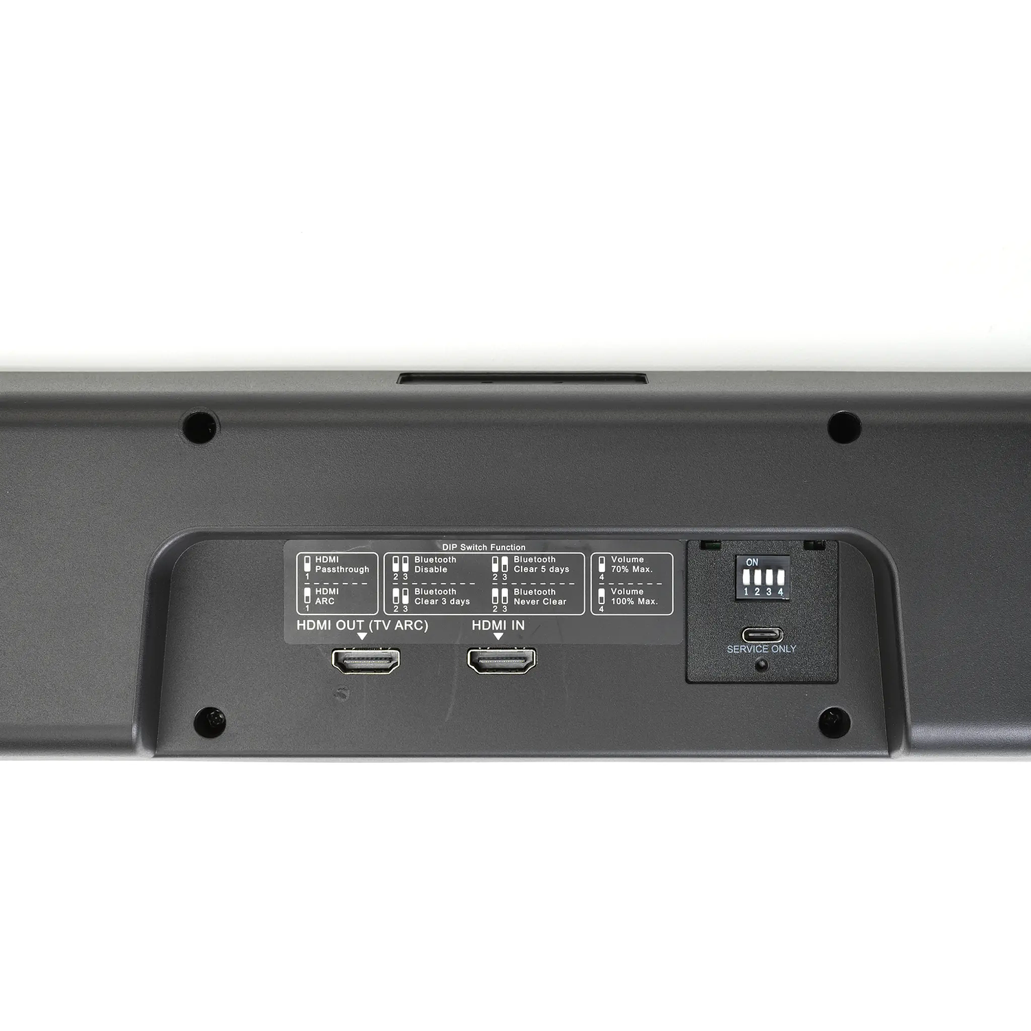 JBL PSB-2 EK Barra de Sonido Profesional SoundBar Comercial 2.0 Canales, HDMI ARC, Bluetooth 5.3, 20W x2, Audio Enfocado, Montaje en Pared 6