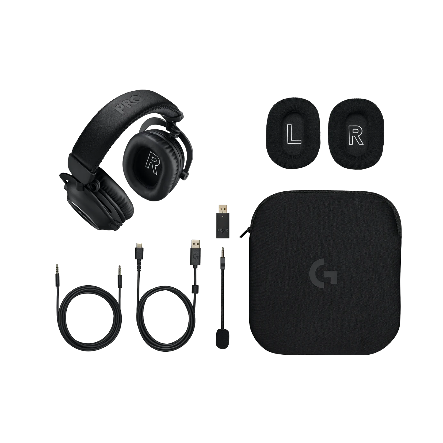Logitech G PRO X 2 Lightspeed Audífonos Inalámbricos Bluetooth, Jack 3,5 mm Transductores 50 mm, Sonido 7.1, Micrófono Blue VO!CE y 50 Horas de Batería 6
