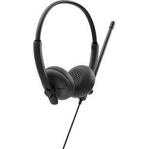  DELL WH125, Audífono Alámbrico, Diadema, Llamadas, Música USB Tipo C, Negro