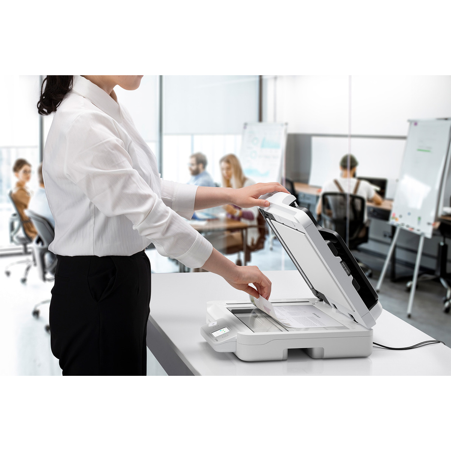 Epson DS-1760WN Escáner Plano de Documentos a Color Dúplex, Inalámbrica, Ethernet y Alimentador Automático de Documentos 12