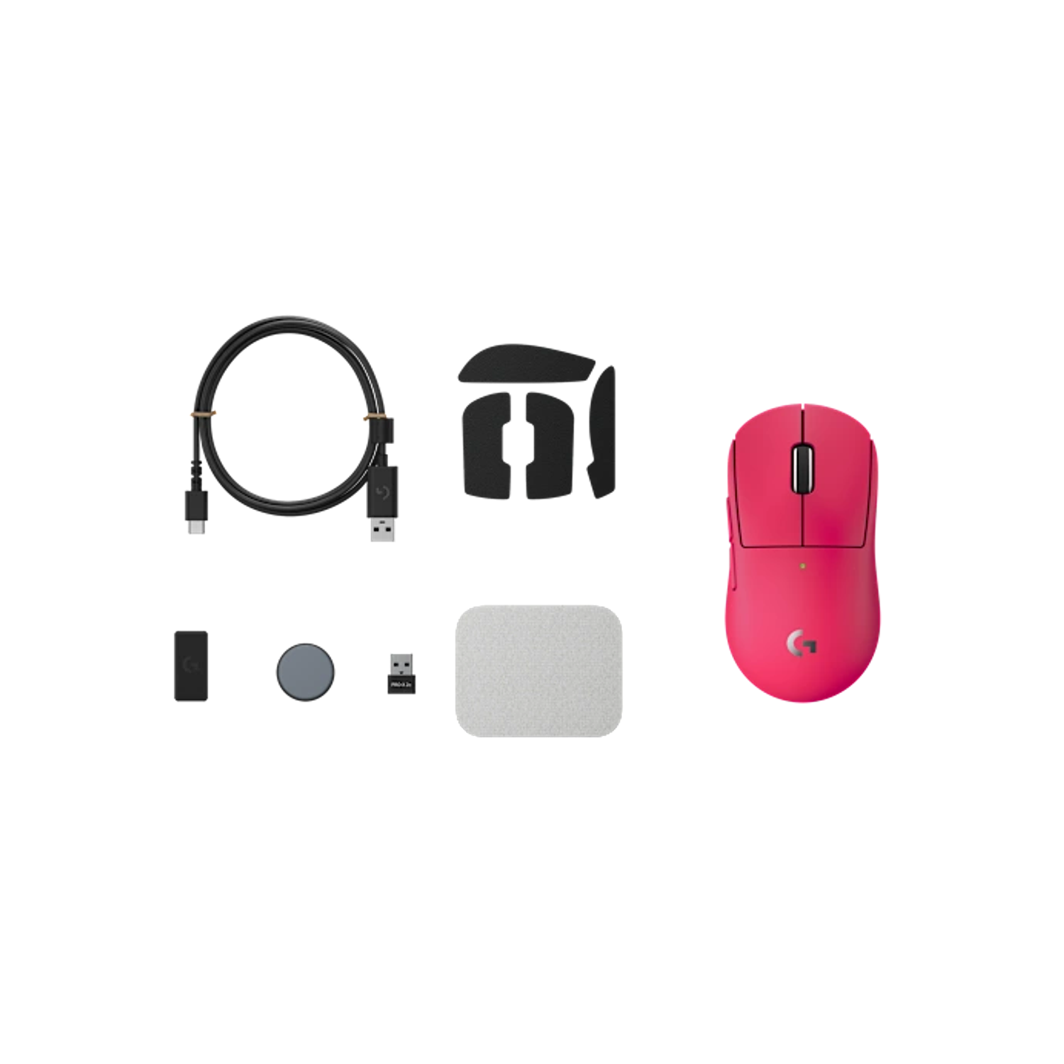 Logitech G PRO X Superlight 2C Mouse Gamer Inalámbrico, Sensor HERO 2, 44.000 DPI, 51 g, Interruptores Lightforce, 95 Horas de Batería, Rosa 6