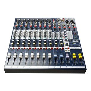 Soundcraft EFX8 Consola de Mezclas Analógica, 10 Canales, Pre-Amps GB30 y Procesador de Efectos Lexicon de 24 bits