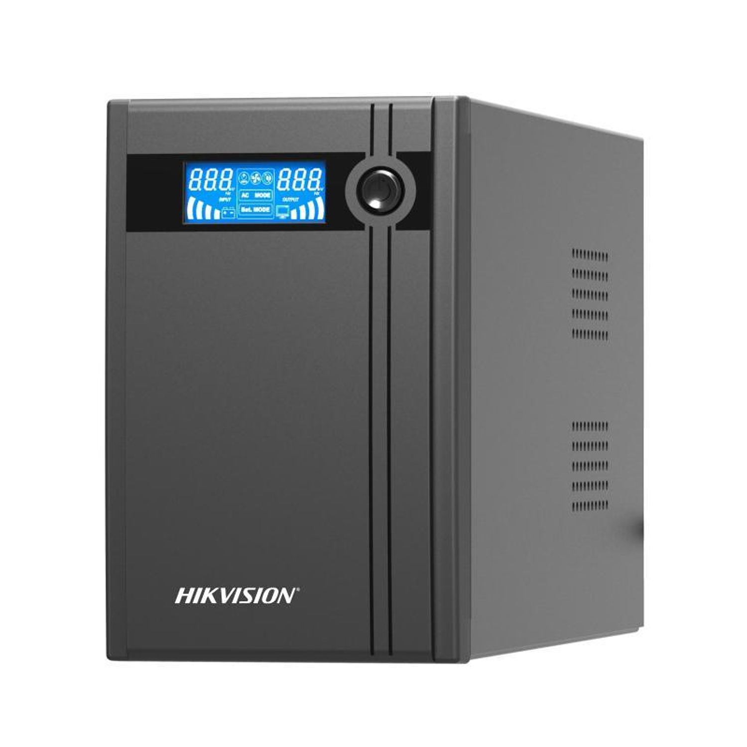 Hikvision DS-UPS2000/CL UPS Back-Up, 2000 VA, 1200 W, 6 Tomas NEMA 5-15 con Protección contra Sobrecargas y Baterías de 12 V 9 Ah X 2 