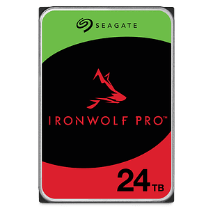 Seagate IronWolf Pro 24 TB HDD Interno NAS, Alta Capacidad, Rendimiento 24/7, Compatible RAID, Recovery Rescue, IronWolf Health Management, Garantía 5 Años