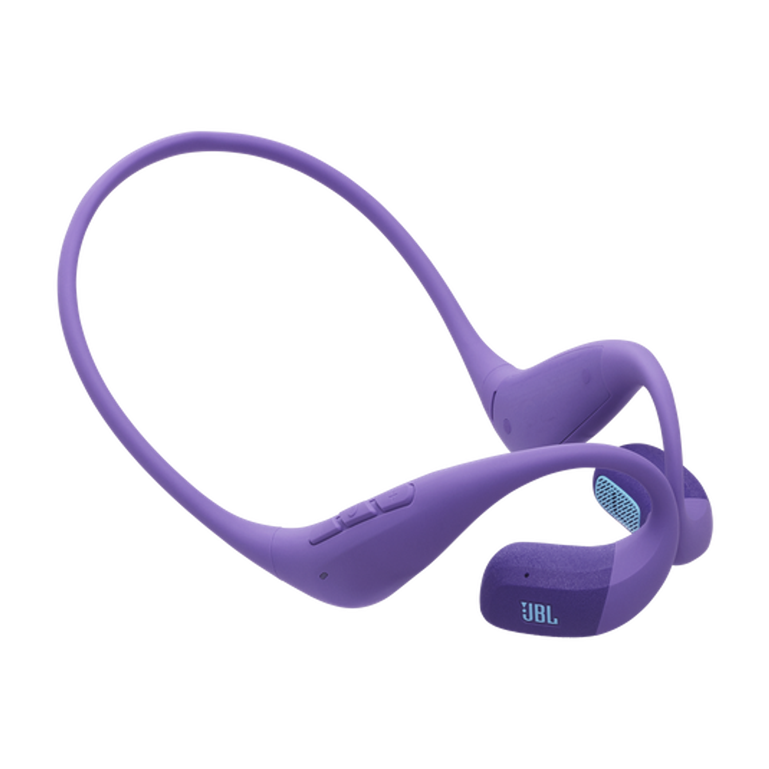 JBL Endurance Pace Auriculares Inalámbricos, Bluetooth, IP68 Resistente Agua y Polvo, Banda para Cuello con Memoria, 10h Música, Micrófono Integrado, Deportivo, Speed Charge, Manos Libres, Morados 6