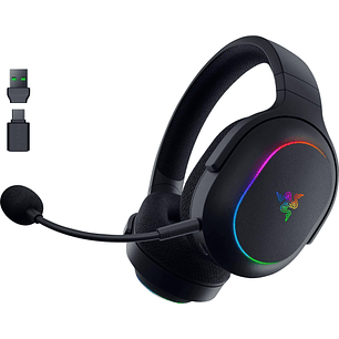 Razer Barracuda X Chroma Audifonos Inalámbricos, Wireless, 2.4 GHz / Bluetooth, 40 mm Razer TriForce, Sonido 7.1 Surround, Micrófono Desmontable, Iluminación RGB, Gaming, Multiplataforma