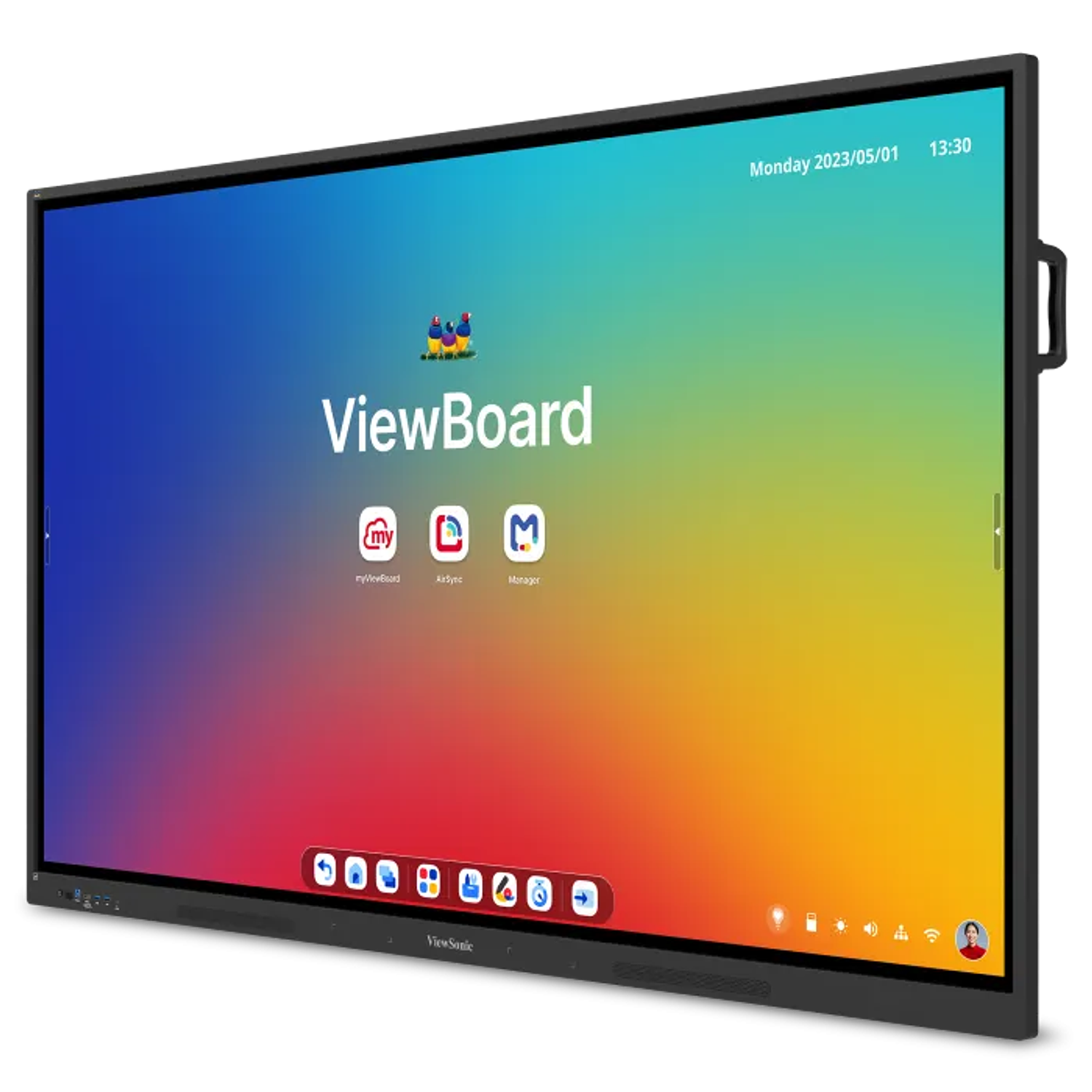 ViewSonic ViewBoard IFP6534 Pantalla Interactiva 65 '' 4K, Certificación EDLA, Android, DP, HMDI, USB-C 65 W 3