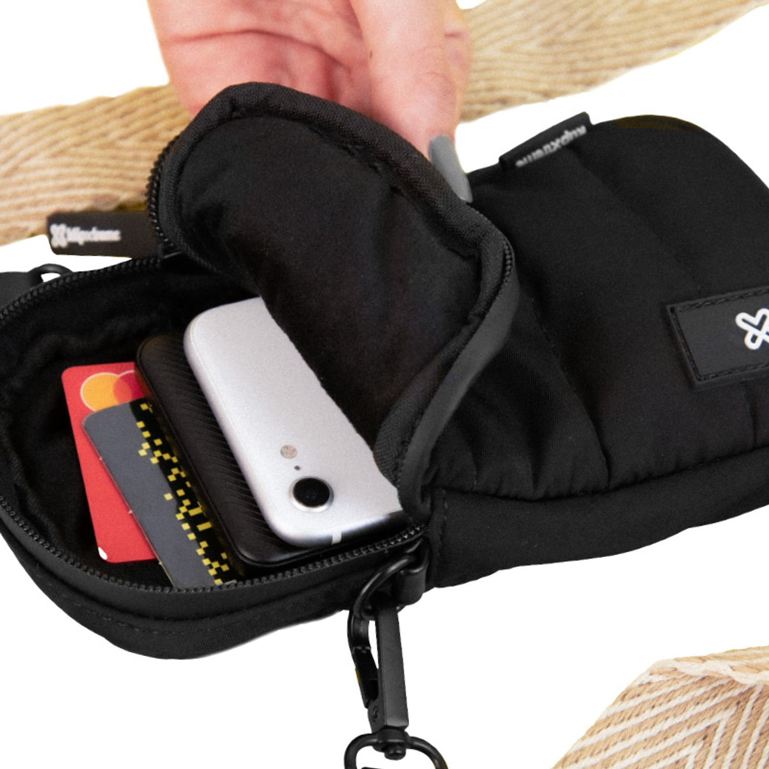Klip Xtreme KCB-450 Bolso para Teléfono Repelente al Agua, Negro 3