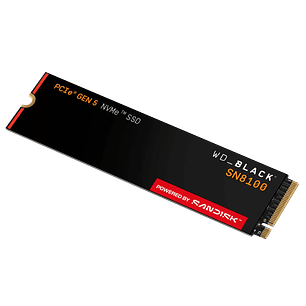 Western Digital WD_BLACK SN8100 SSD Interno 2TB, NVMe PCIe Gen 5, M.2 2280, Hasta 14.900 MB/s, Alto Rendimiento, Gaming, Workstation