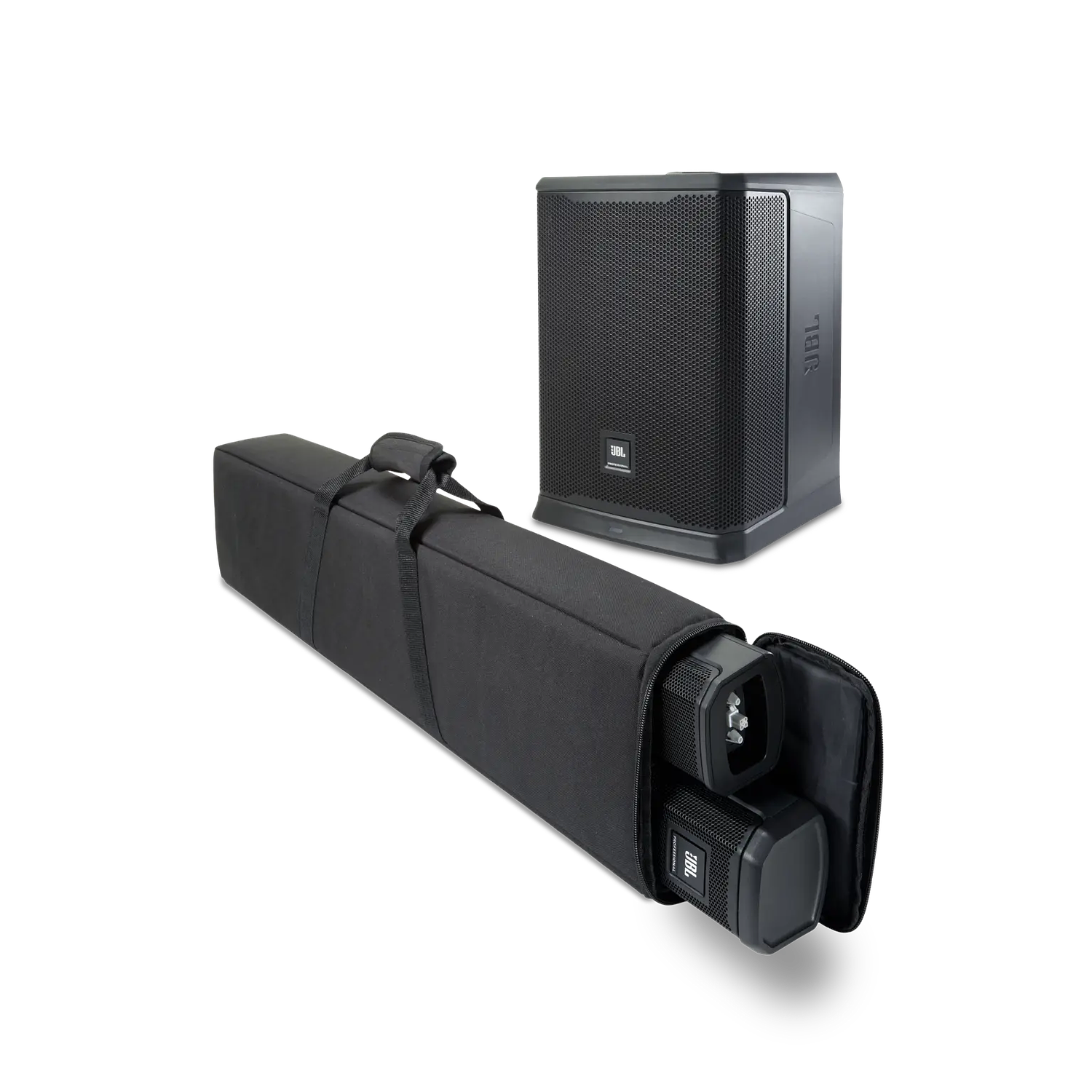 JBL PRX ONE Sistema PA de Columna Activo 2000W, Parlante Profesional con Mixer Digital 7 Canales, Bluetooth 5.0, DSP dbx y Lexicon, 130 dB SPL, Sonido para DJs y Eventos 12