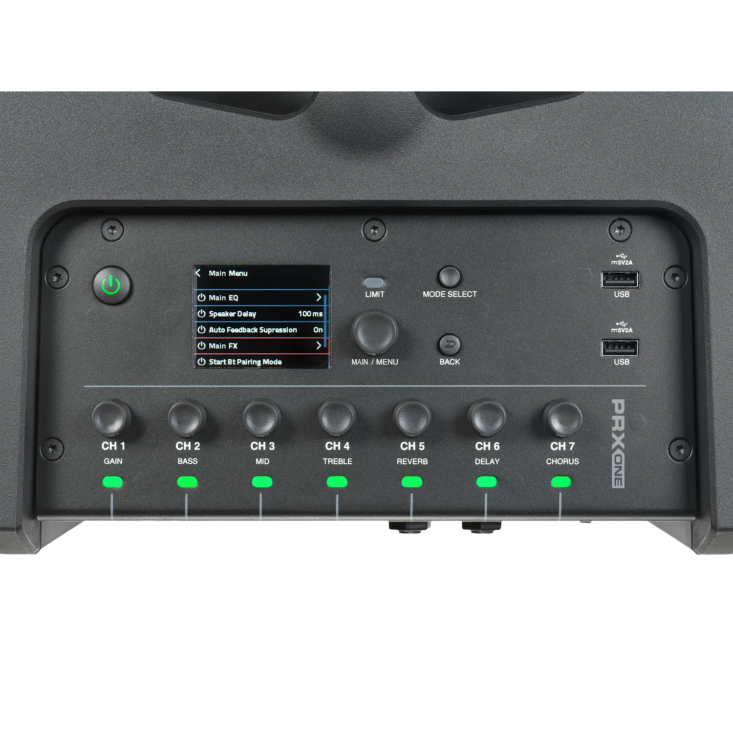 JBL PRX ONE Sistema PA de Columna Activo 2000W, Parlante Profesional con Mixer Digital 7 Canales, Bluetooth 5.0, DSP dbx y Lexicon, 130 dB SPL, Sonido para DJs y Eventos 15