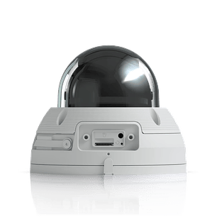 Ubiquiti UVC-AI-Dome-W Cámara Domo Antivandálica 4K, 8 MP, PoE, IP66, IK10, Visión Nocturna IR, IA, Blanco
