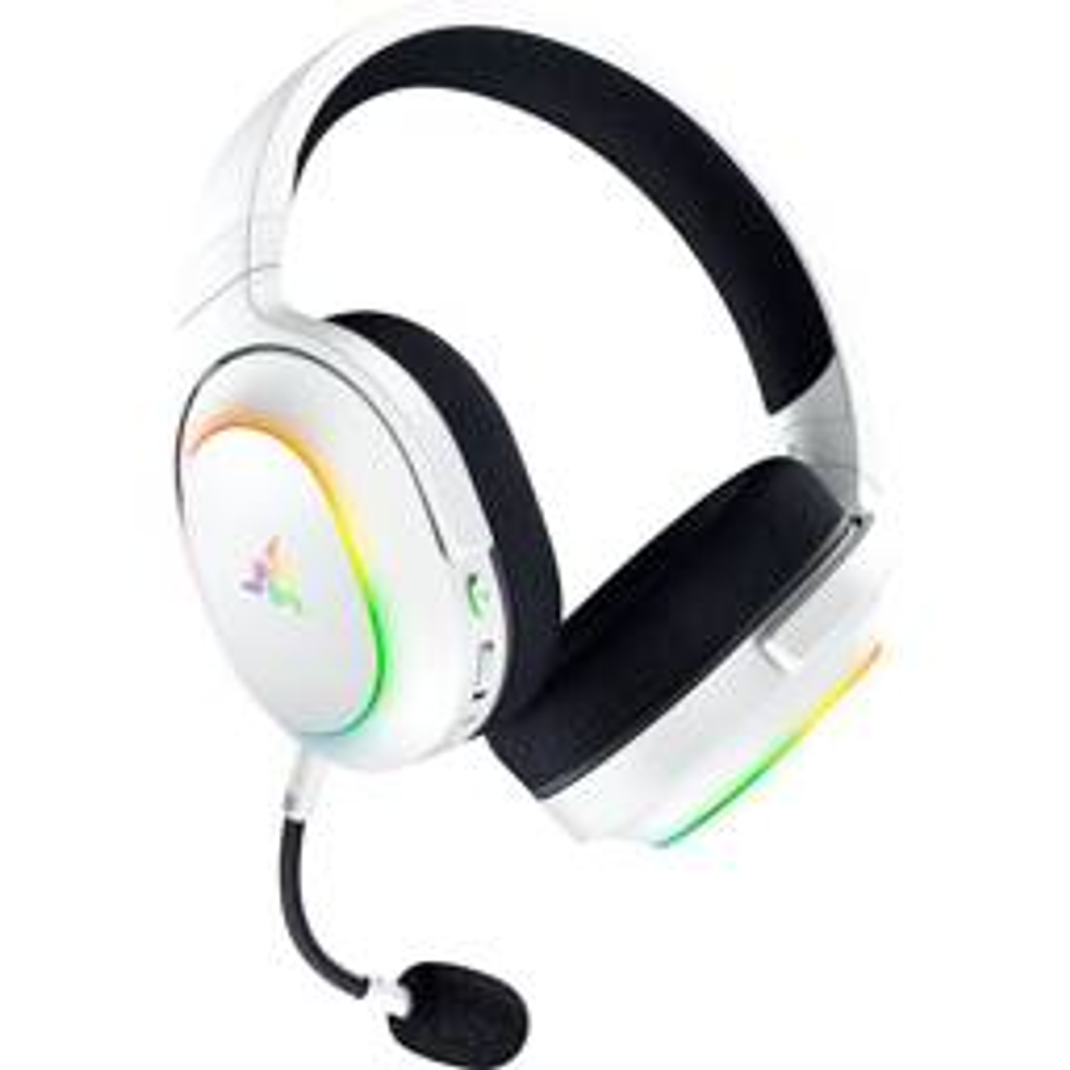 Razer Barracuda X Chroma Audifonos Inalámbricos, Wireless, 2.4 GHz / Bluetooth, 40 mm Razer TriForce, Sonido 7.1 Surround, Micrófono Desmontable, Iluminación RGB, Gaming, Multiplataforma, Blanco 3
