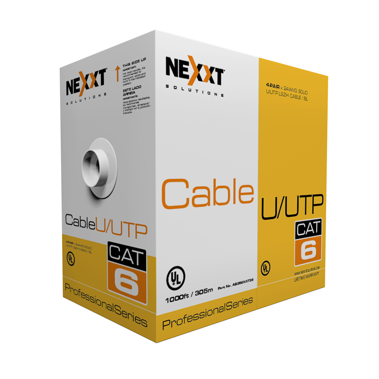 Nexxt Cat6 UTP Cable 4P 24AWG LSZH 305m Azul 1