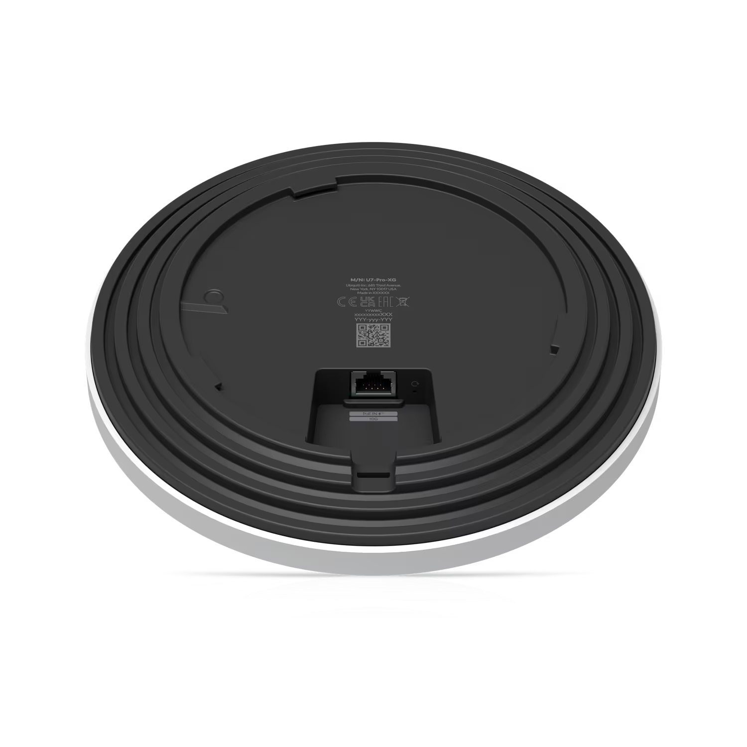 Ubiquiti UniFi U7-Pro-XG-B Punto de Acceso Wi-Fi 7 Tribanda, 16 Gbps, 2.5 GbE, PoE+ 8