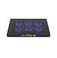 Xtech Tuuli Gaming XTA-161 Base Enfriamiento Notebook, 6 Ventiladores, LED Azul, Hasta 17”, USB - Miniatura 1