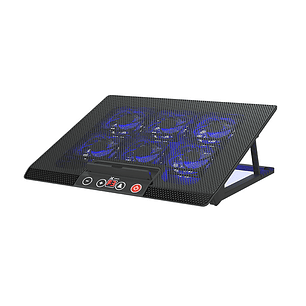 Xtech Tuuli Gaming XTA-161 Base Enfriamiento Notebook, 6 Ventiladores, LED Azul, Hasta 17”, USB