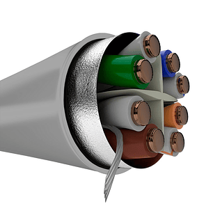 Nexxt Cable de Red Cat6A F/UTP4P 23AWG LSZH 305m Gris