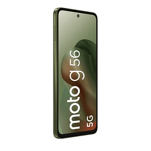 Motorola Moto G56 Smartphone, 256 GB, 8 GB RAM, Android 15.0, 50 MP + 8 MP, Color Verde