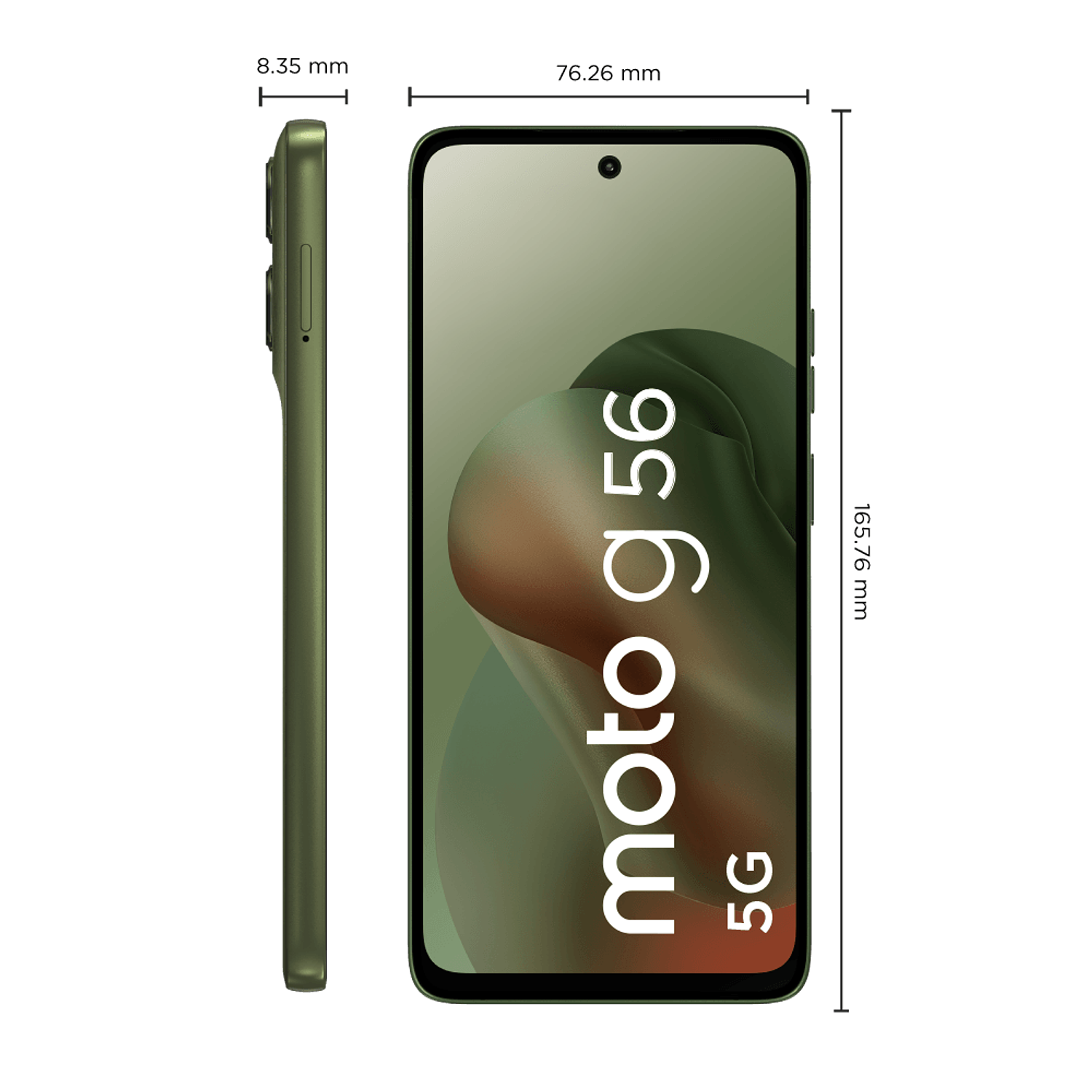 Motorola Moto G56 Smartphone, 256 GB, 8 GB RAM, Android 15.0, 50 MP + 8 MP, Color Verde 5