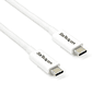 StarTech Cable Thunderbolt 3 de 2m Cable Compatible con USB-C y DisplayPort Blanco - thumbnail 4